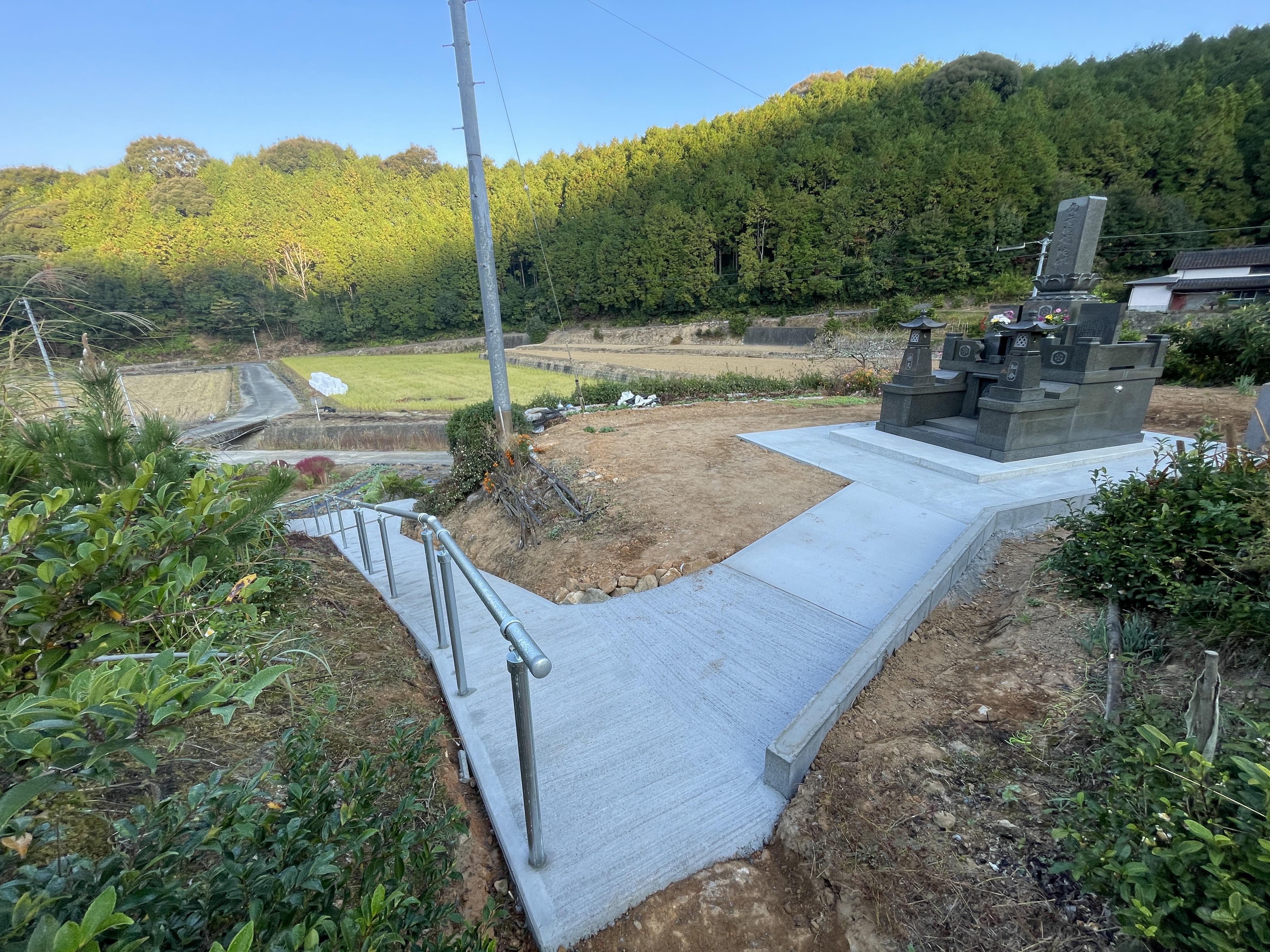 天草市(倉岳町)にてお墓の引越しの写真(熊本県上天草市)